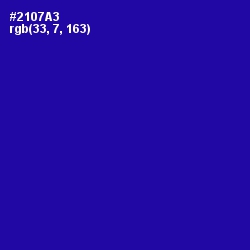 #2107A3 - Ultramarine Color Image