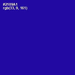 #2109A1 - Ultramarine Color Image