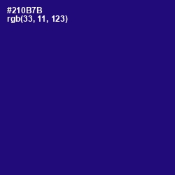 #210B7B - Deep Blue Color Image