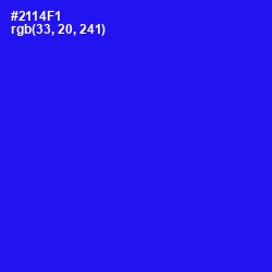 #2114F1 - Blue Color Image