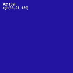 #21159F - Blue Gem Color Image