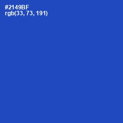 #2149BF - Cerulean Blue Color Image