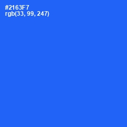 #2163F7 - Blue Ribbon Color Image