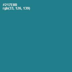#217E8B - Jelly Bean Color Image