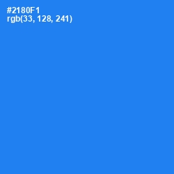 #2180F1 - Dodger Blue Color Image