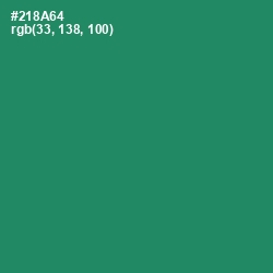 #218A64 - Eucalyptus Color Image
