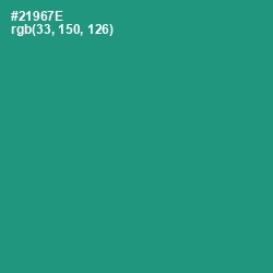 #21967E - Elf Green Color Image