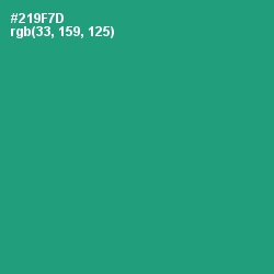 #219F7D - Green Haze Color Image