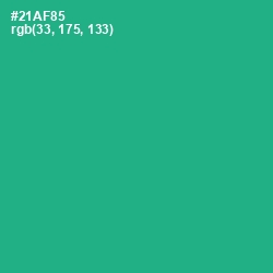 #21AF85 - Jungle Green Color Image