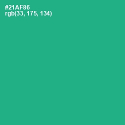 #21AF86 - Jungle Green Color Image