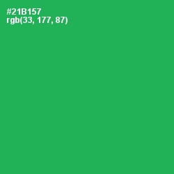 #21B157 - Green Haze Color Image