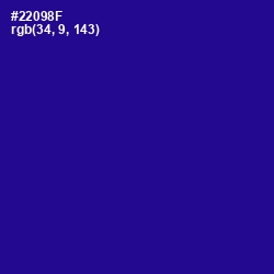 #22098F - Blue Gem Color Image