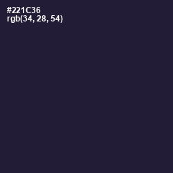 #221C36 - Revolver Color Image