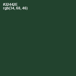 #22442E - Lunar Green Color Image