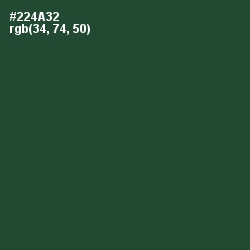#224A32 - Lunar Green Color Image