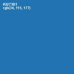 #2273B1 - Astral Color Image