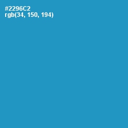 #2296C2 - Curious Blue Color Image