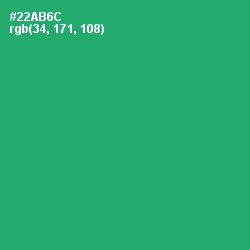 #22AB6C - Jade Color Image