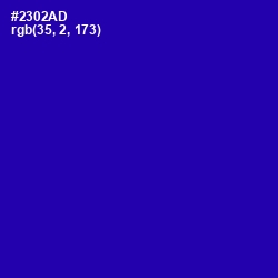 #2302AD - Ultramarine Color Image