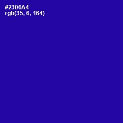 #2306A4 - Blue Gem Color Image