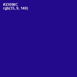 #23098C - Blue Gem Color Image