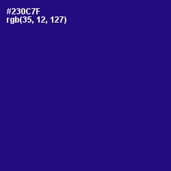 #230C7F - Deep Blue Color Image