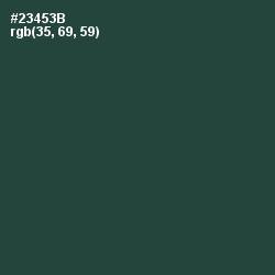 #23453B - Lunar Green Color Image