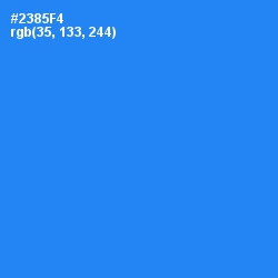 #2385F4 - Dodger Blue Color Image