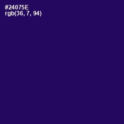 #24075E - Violent Violet Color Image