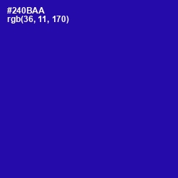 #240BAA - Blue Gem Color Image