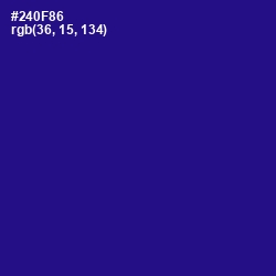 #240F86 - Blue Gem Color Image