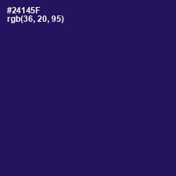 #24145F - Violent Violet Color Image