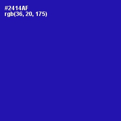 #2414AF - Jacksons Purple Color Image