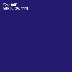 #241A6F - Persian Indigo Color Image