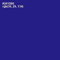 #241D86 - Blue Gem Color Image