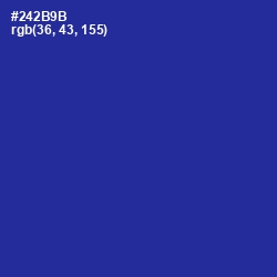 #242B9B - Jacksons Purple Color Image