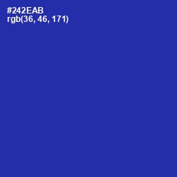 #242EAB - Governor Bay Color Image