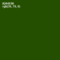 #244E00 - Green House Color Image