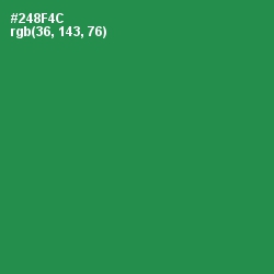 #248F4C - Sea Green Color Image