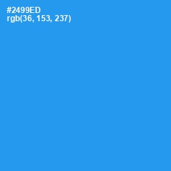#2499ED - Dodger Blue Color Image
