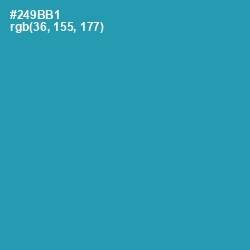 #249BB1 - Boston Blue Color Image