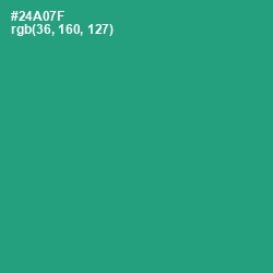 #24A07F - Jade Color Image