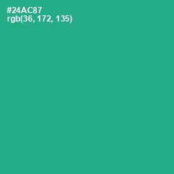 #24AC87 - Jungle Green Color Image