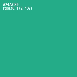 #24AC89 - Jungle Green Color Image