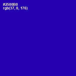 #2500B0 - Blue Gem Color Image