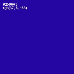 #2506A3 - Blue Gem Color Image