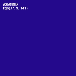 #25098D - Blue Gem Color Image