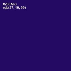 #250A63 - Paua Color Image