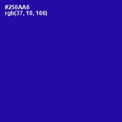 #250AA6 - Blue Gem Color Image