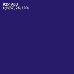 #251A6D - Persian Indigo Color Image